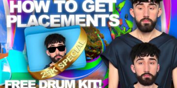 HOW TO GET PLACEMENTS / STUDIO TOUR / FREE DRUM KIT (25K SPECIAL)