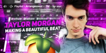 Taylor Morgan Making A Beautiful Beat From Scratch ✨🔥