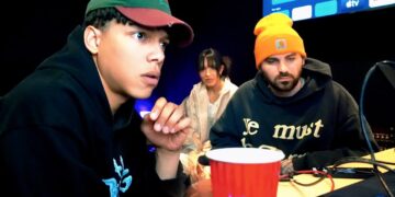 making a song at Internet Money studios with Cxdy and Dina Ayada