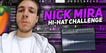 NICK MIRA MAKES A BEAT USING ONLY A HI-HAT 🤣🔥