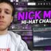 NICK MIRA MAKES A BEAT USING ONLY A HI-HAT 🤣🔥