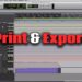 Printing Down & Exporting
