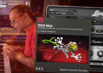 Cosmic Call—Thiago Pinheiro jams with his Space Walk sound pack for Lounge Lizard EP-4