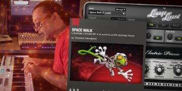 Cosmic Call—Thiago Pinheiro jams with his Space Walk sound pack for Lounge Lizard EP-4