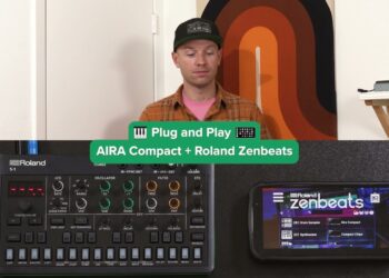 Check out this performance rig! Roland S-1 and Zenbeats 📱🎹🥁