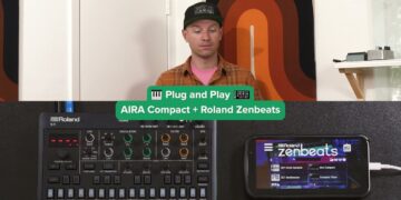 Check out this performance rig! Roland S-1 and Zenbeats 📱🎹🥁