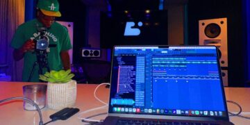 not talking, just working & making vibes