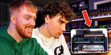 Making a Beat With @EllisLost Turns Into Analog Synth Mayhem