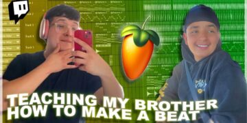 MAKING A PLATINUM HIT BEAT WITH MY LITTLE BROTHER!