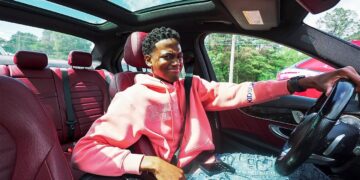 Riding Around Vibing to My Beats in the Benz