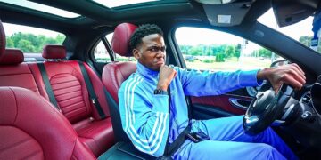 Riding Around Listening To My Beats in My Benz