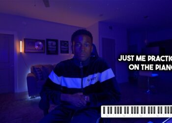 Just Me Practicing On The Piano