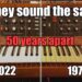 Minimoog Model D 2022 reissue vs 1972 – does a 50 year old synth sound still the same? Comparison